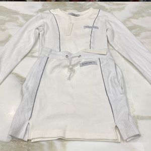 My Mum Made It white two piece set